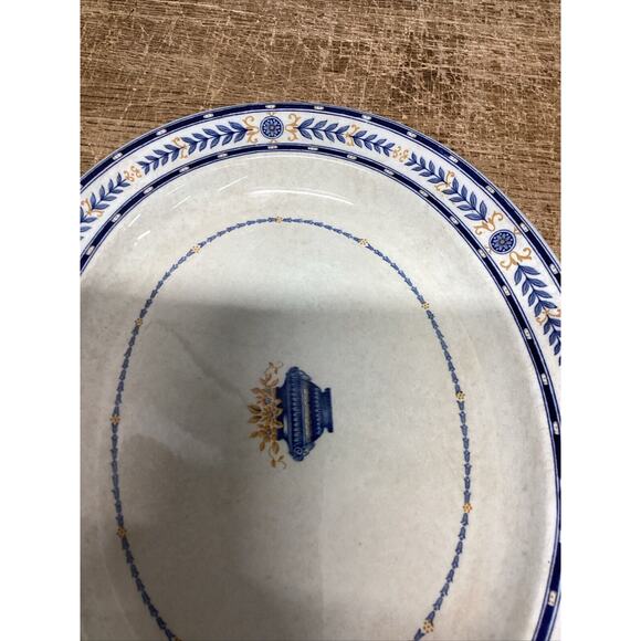 The Ethuria- Wedgwood Oval Floral Serving Dish - England - 14.5x11.75” - Picture 4 of 11
